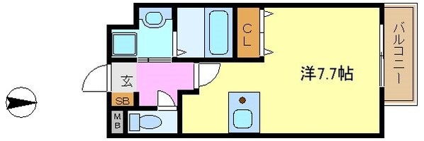 丸の内駅 徒歩1分 7階の物件間取画像